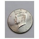 Mint State Satin Finish 2010 Kennedy Half Dollar