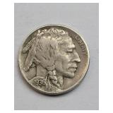 Higher Grade 1936-D Buffalo Nickel