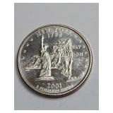Mint State 2001 Washington Quarter