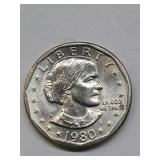 Mint State 1980-D Susan B. Anthony Dollar