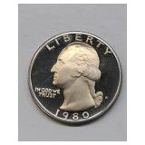 1980-S Clad Proof Washington Quarter