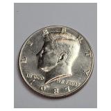 BU 1987 Kennedy Half Dollar