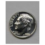 Silver 1963 Proof Roosevelt Dime