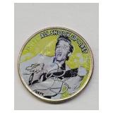 2002-D Colorized Elvis Washington Quarter