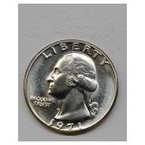 Mint State 1971-D Washington Quarter