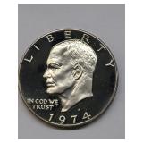 1974-S Clad Proof Ike Dollar
