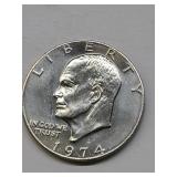 Mint State 1974-D Ike Dollar