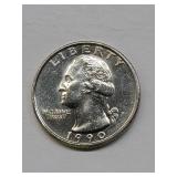 Mint State 1990 Washington Quarter