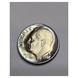 1987-S Proof Roosevelt Dime