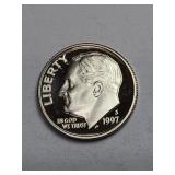 1997-D Proof Roosevelt Dime