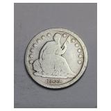 Silver 1838 Seated Liberty Dime