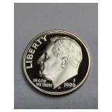 1996-S Proof Roosevelt Dime
