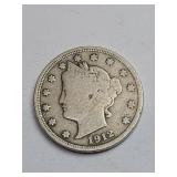 Partial Liberty 1912 V-Nickel