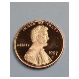 1997-S Proof Lincoln Penny