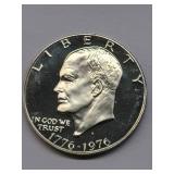 Silver Bicentennial 1976-S Proof Ike Dollar