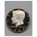 1982-S Clad Proof Kennedy Half Dollar