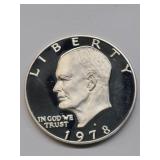 1978-S Clad Proof Ike Dollar