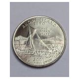 Mint State 2001-D Washington Quarter