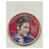 2002-D Colorized Elvis Washington Quarter