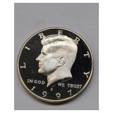 1997-S Clad Proof Kennedy Half Dollar