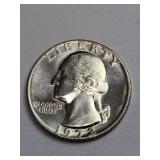 Mint State 1972 Washington Quarter