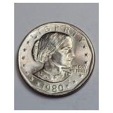 Mint State 1980 Susan B. Anthony Dollar