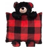 15x11in Wishpets Plush Naptime Bear Lovey