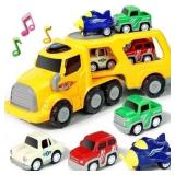 5-in-1 Double Decker Transport Cars