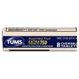 12pk Tums Extra Strength 750 8ct/ea