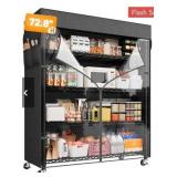 5-Tier REIBII Wire Shelving Unit 35x16x72.8in