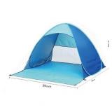 Automatic Pop Up Beach Tent Sun Shelter 65x59in