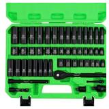 50pc Drive Impact Socket Set 3/8in
