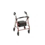 Rolling Walker w/6in Wheels & Padded Seat