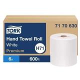 6ct Tork 1 Ply Paper Towel Roll 7.5inx600ft