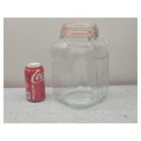 1gal Wide Mouth Airtight Glass Jar