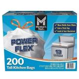 200ct Member's Mark Trash Bags, 13 gal.