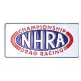 NHRA Logo Metal License Plate