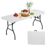 6ft Folding Table with Handle