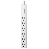 6-Outlet Power Strip White Insignia