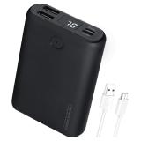 TIDEWE Power Bank 10000mAh USB-C Dual Output