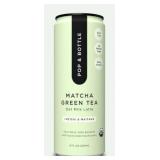 12pk Pop and Bottle Matcha Oat Milk Latte 8oz