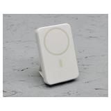 Magnetic Wirelss Power Bank, 10,000mAh, USB, White