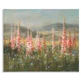 Flower Blossoms Meadow Canvas Art, 40x30in