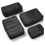 4pc Luggage Organizer Set Packing Cubes