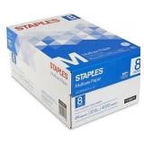 4000 Sheets Staples Multiuse Paper 8.5x11in