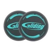 2pc Gliding Discs Hardwood Discs Kit, Grey