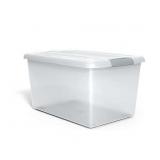 61qt Iris Store & Slide Latch Lid Storage Bin