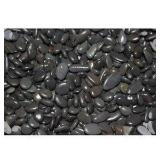 20lb Exotic Pebbles: Washed Black Gravel
