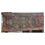 Multicolored Runner Rug 2.5x6ft