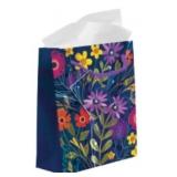 12pk Designer Papers Gift Bag 6.25x4.75in